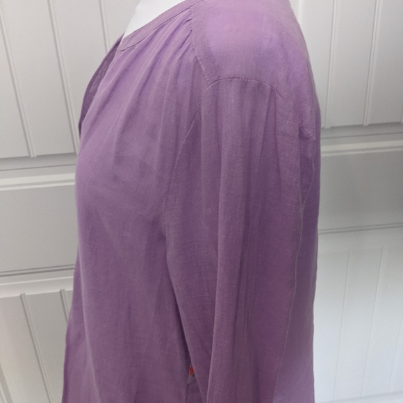Old Navy Women's Blouse Purple NWT Size Large Line - Picture 4 of 4